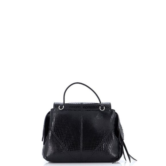 Tod's Wave Bag Python Mini Black - Picture 3 of 8